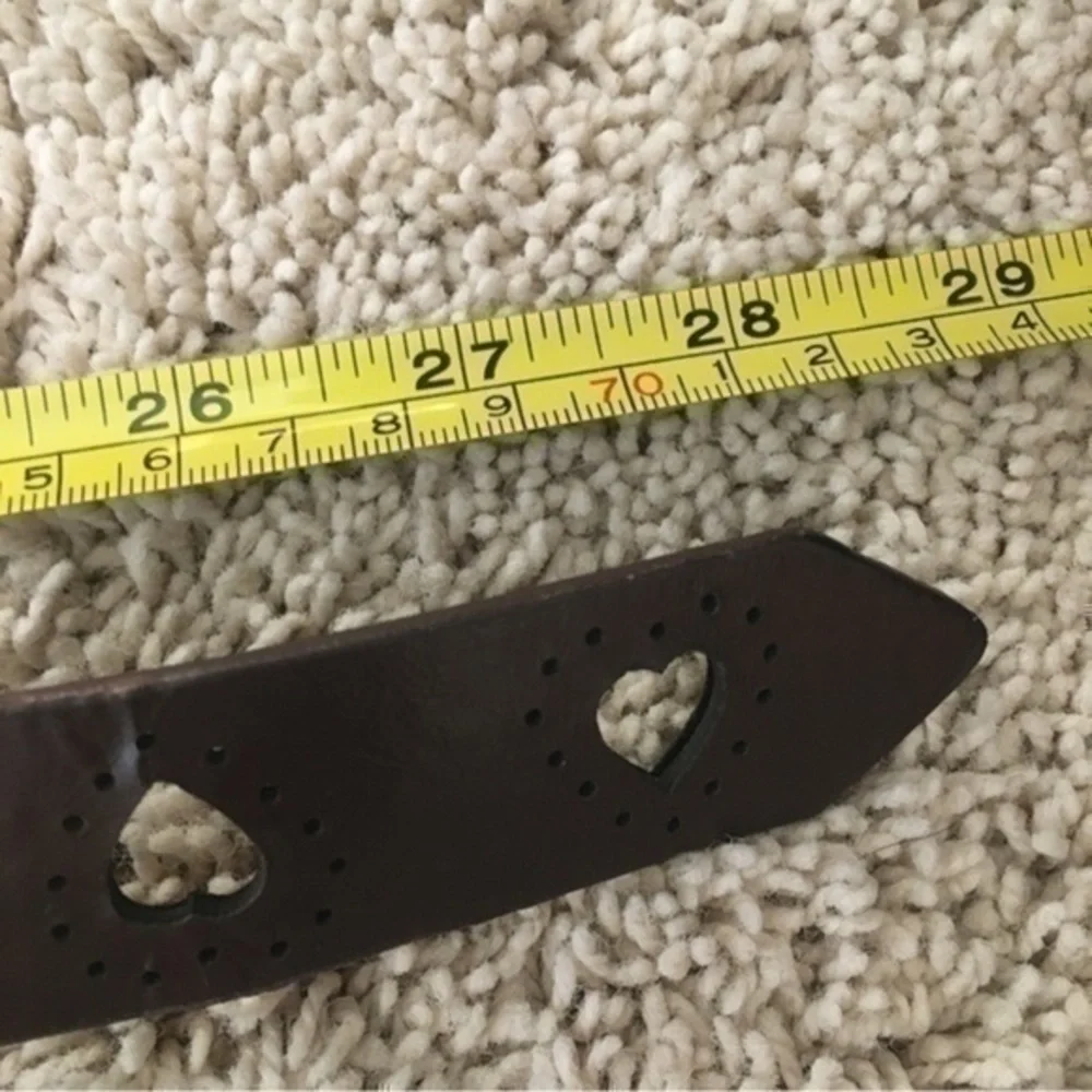 Girls size medium cutout heart belt